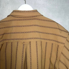 画像をギャラリービューアに読み込む, OPEN COLLAR STRIPE SHIRT / XL
