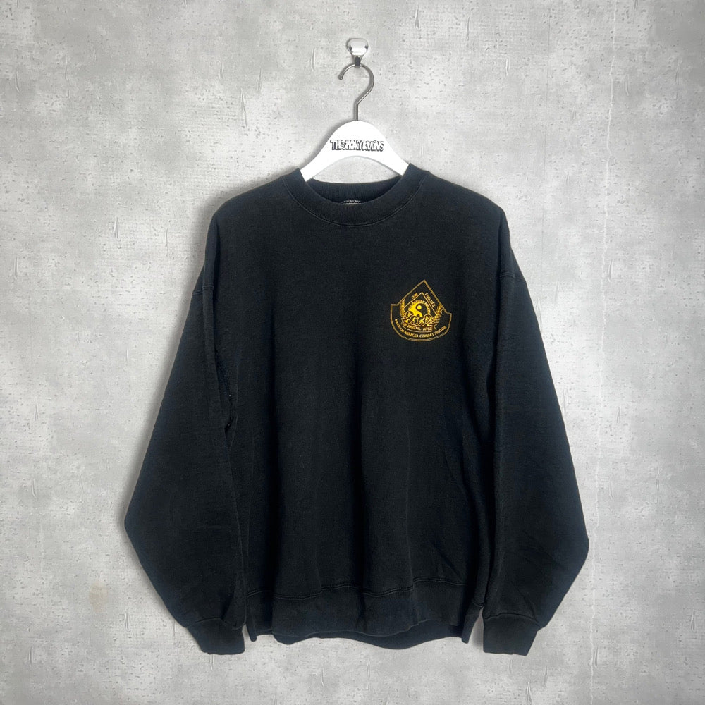 90'S USA製 *FRUIT OF THE LOOM* / SUPER COTTON CREW SWEAT / XL