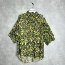 画像をギャラリービューアに読み込む, 90&#39;S / ETHNIC PATTERN RAYON SS SHIRT (UNISEX)
