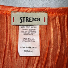 画像をギャラリービューアに読み込む, 80-90&#39;S USA製 / SATIN PLEATED P/O BLOUSE
