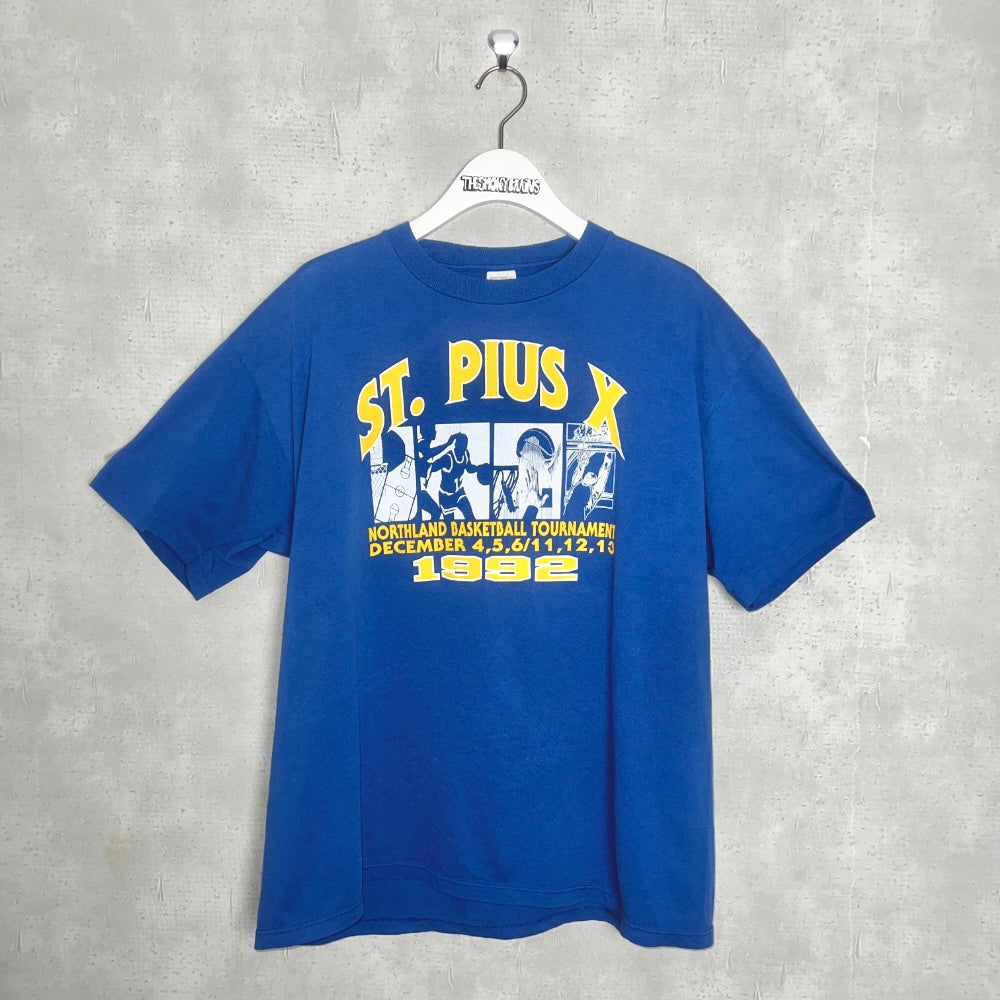 90's USA製 *JERZEES* / HEAVY WEIGHT BASKETBALL TEE /XL